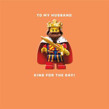 Lego Design Husband Birthday Card Lego Design Husband Birthday Card