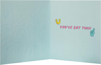 Neon Colour Design 'Icons' Contemporary Good Luck Card Neon Colour Design 'Icons' Contemporary Good Luck Card