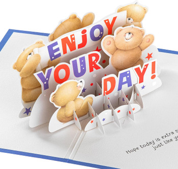 Forever Friends Celebration Design 3D & Pop Up Birthday Card Congratulations Forever Friends Celebration Design 3D & Pop Up Birthday Card Congratulations