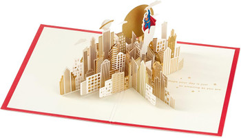 DC Comics Superman 3D & Pop Up Any Occasion Card Birthday Father's Day Son