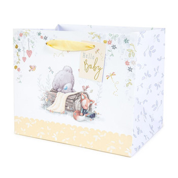 Hello Baby Me to You Bear Medium New Baby Gift Bag