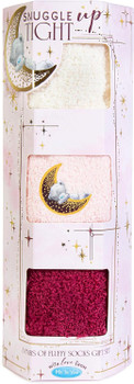 Me to You Tatty Teddy Fluffy Socks x 3 Pairs in Gift Box Official Collection