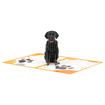 Loyal & Loved Labrador 3D Dog Pop Up Card