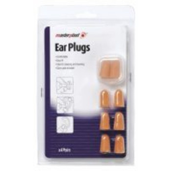 MasterPlast Set Of 4 Ear Plugs With Carry Case