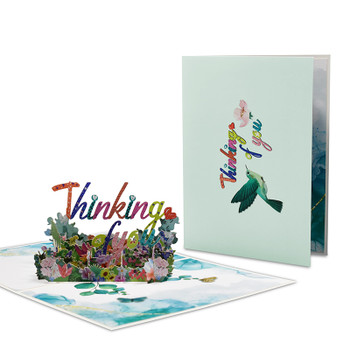 Thinking of You 3D Pop Up Greeting Card