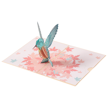 Whispers of Maple & Wings 3D Pop Up Greeting Card - Birthday Mother's Day