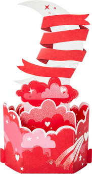 Paper Wonder Love You To The Moon and Back Pop Up Valentine's Day Card