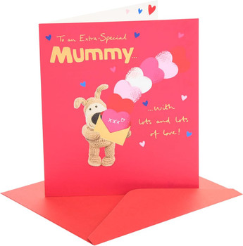 Boofle With Envelope Mummy Valentine's Day Card