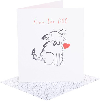From the Dog With Heart Valentine's Day Card