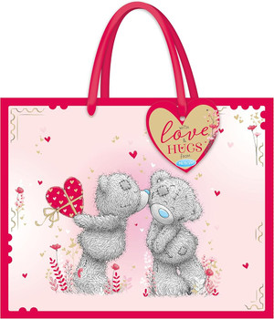 Bears Kissing Me to You Tatty Teddy Valentine's Day Gift Bag Large Size