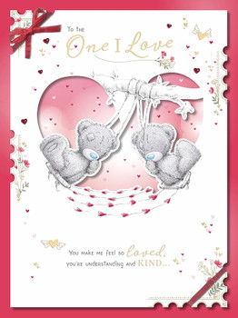Bears On Swings One I Love Luxury Boxed Handmade Valentine's Day Card