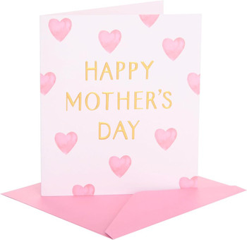 Hearts Design Mother's Day Card
