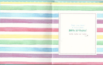 30th Birthday Card Let the celebrations begin! Age 30 Boofle New Card