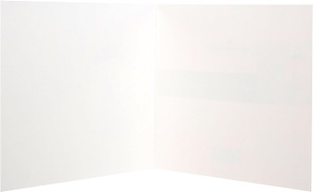 Pack of 6 Luxury Blank Christmas Card 'Gold Bauble' Square