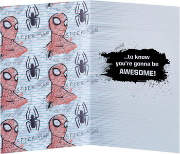 Spiderman Design Marvel First Day At School Card
