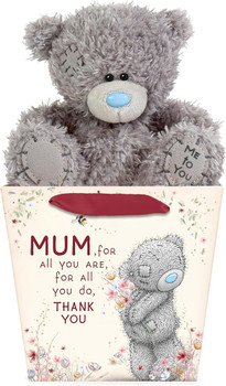 Me to You Tatty Teddy 13cm Plush Bear in a 'Thank You Mum' Bag Official Mother's Day Collection