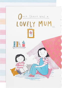 Cute Cartoon Illustration Design Mum Mother's Day Card