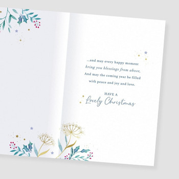 Winter Hare Festive Design Helen Steiner Rice Christmas Card