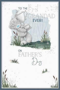 Bear With Trophy Best Grandad Father's Day Card