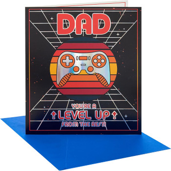 Gaming Controller Retro Style Design Dad Father's Day Card