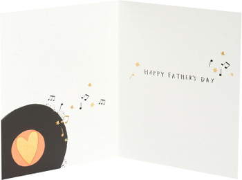 Illustrated Vinyl Record Design Dad Father's Day Card
