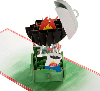 3D Barbeque Set Design Dad Father's Day Paper Wonder Card