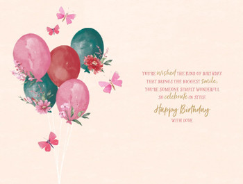 Luxury Gold Foiled To A Lovely Niece Birthday Card