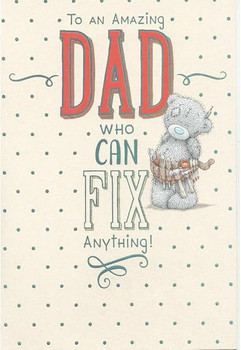 Bear With Toolbelt Dad Father's Day Card