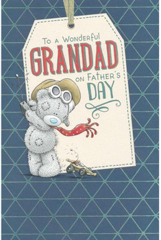 Bear With Remote Control Car Grandad Father's Day Card
