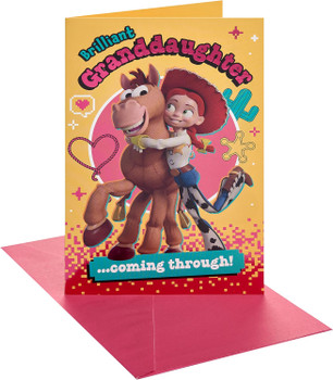 Disney Toy Story 5 Granddaughter Birthday Card