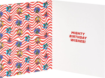 Marvel Avengers Design Kid's Birthday Card