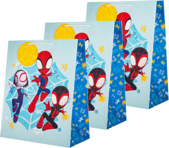 Spiderman Design Pack of 3 Large Gift Bag For Birthday, Christmas