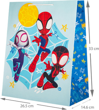 Spiderman Design Pack of 3 Large Gift Bag For Birthday, Christmas