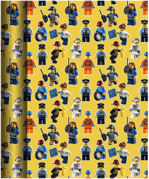 Lego Design Multi Occasion 2m Roll of Wrapping Paper