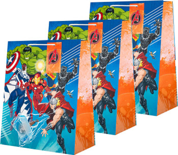 Marvel Avengers Large Gift Bag Pack of 3 Birthday, Christmas