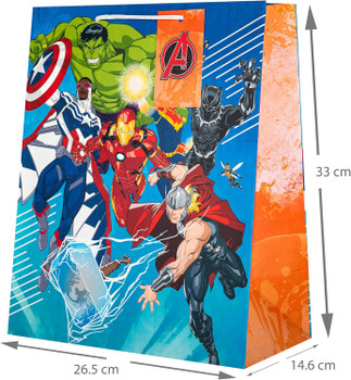Marvel Avengers Large Gift Bag Pack of 3 Birthday, Christmas