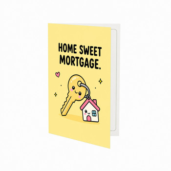 Home Sweet Mortgage New Home Congratulations Card