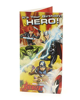 Marvel Avengers Money Wallet Gift Voucher Birthday Card New