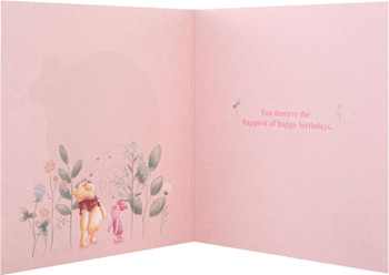 Disney Winnie the Pooh 'Perfect Day' Mum Birthday Card