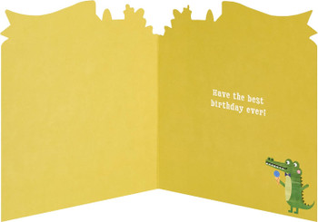 Safari Animals at Fun Fair Design Son Birthday Card
