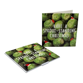 Multipack of 6 Smiley Sprouts Design Charity Christmas Cards