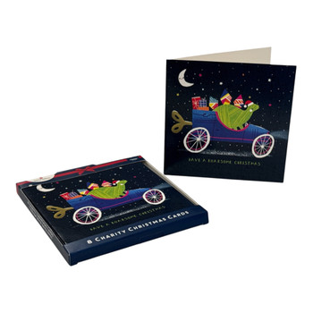 Pack of 8 Clockwork Toys Alzheimer's Society Charity Christmas Cards