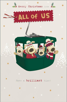 Boofles In Cable Car From All Of Us Christmas Card