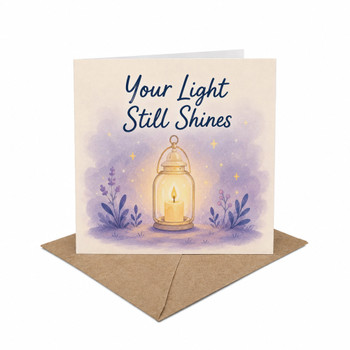 Your Light Still Shines Encouragement Greeting Card Hard Times, Grief, Depression, Difficult Days Uplifting