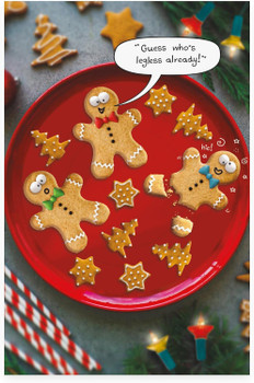 Gingerbread Men Design Christmas Card