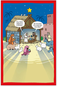 Nativity Scene Design Christmas Card