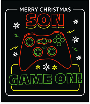 Gaming Controller Design Son Christmas Card
