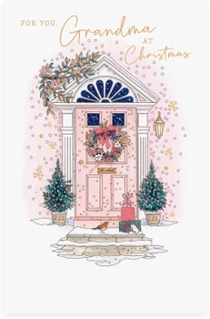 Pink Door Design Grandma Christmas Card