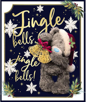 Bear With Bells Jingle Bells Photo Finish Christmas Card