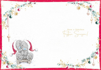 Bears With Snowman Special Friend Christmas Card